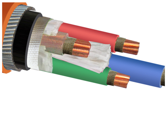 Chiny Ognioodporny 4-rdzeniowy elektryczny kabel opancerzony LV Przewód opancerzony z drutu stalowego z rdzeniem miedzianym i PVC dostawca