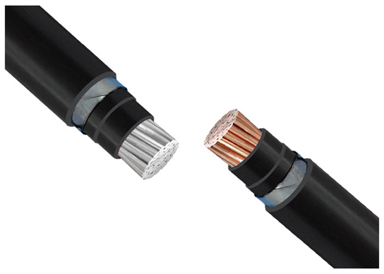 Chiny 0,6 / 1kV jednofazowy elektryczny kabel pancerny miedz / aluminium / XLPE / PVC / AWA / STA przewód elektryczny dostawca