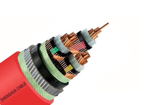 Chiny SWA Opancerzony niskociśnieniowy kabel dymowy LSOH o zerowej emisji dymu 185mm2 240mm2 300mm2 dostawca