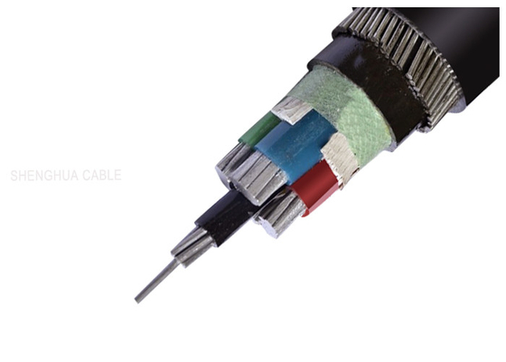 Chiny PVC Insulated &amp;amp; Sheathed Armored Electrical Cable Aluminium Conductor Kable opancerzone z drutu stalowego 0,6 / 1kV dostawca