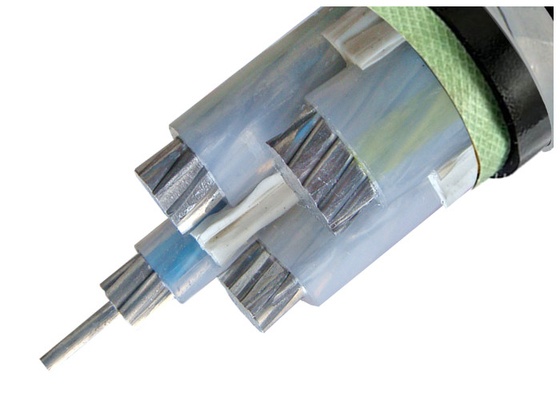 Chiny 3 Plus 1 rdzeń XLPE izolowany kabel zasilający Niskonapięciowa czarna zewnętrzna osłona dostawca