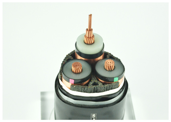 Chiny 35KV 3-fazowy opancerzony kabel elektryczny, stalowy kabel opancerzony pod ziemią dostawca