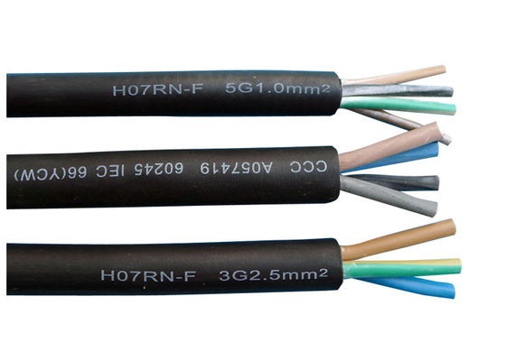 Chiny H07RN-F Model ciężki Gumowany kabel osłonowy, gumowy kabel izolacyjny z elastycznymi rdzeniami dostawca