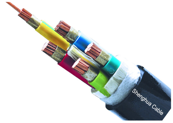 Chiny Ognioodporny, bezhalogenowy kabel zasilający Kabel miedziany Przewód zasilający Znamionowe napięcie 0,6 / 1kV dostawca