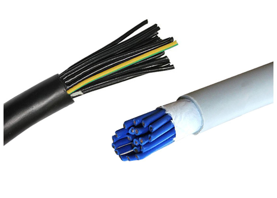 Chiny Ekranowany ekranowany kabel PVC z powłoką ochronną z żółtozielonym przewodem uziemiającym dostawca