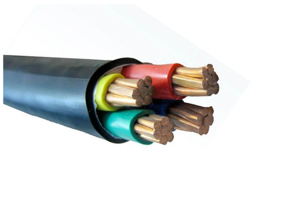 Chiny Certyfikat CE 0,6 / 1kV Izolowany kabel zasilający Pvc Przewód elektryczny z czterema rdzeniami miedzianymi dostawca