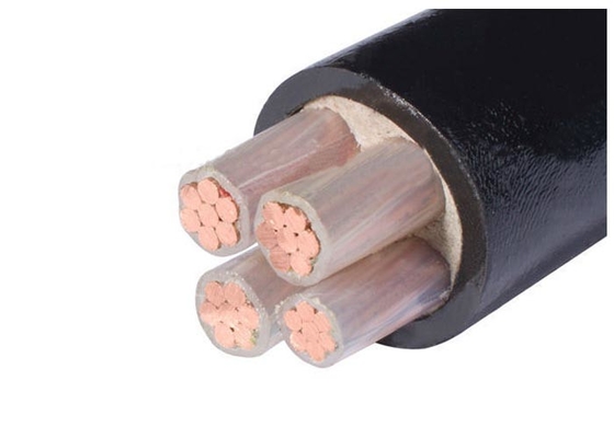Chiny LV Miedziany kabel elektryczny izolowany XLPE LV Cztery rdzenie CE IEC dostawca