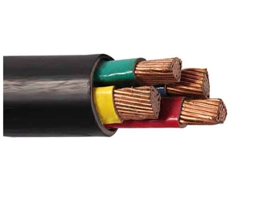 Chiny Przewód miedziany niskonapięciowy 4-żyłowy kabel zasilający 0,6 / 1kV, izolowany PVC dostawca