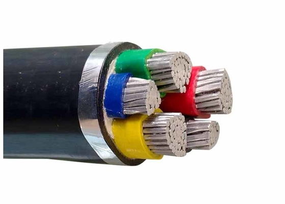 Chiny Przewód aluminiowy 5-żyłowy kabel izolowany PVC 0,6 / 1 kV Kabel nieopancerzony dostawca