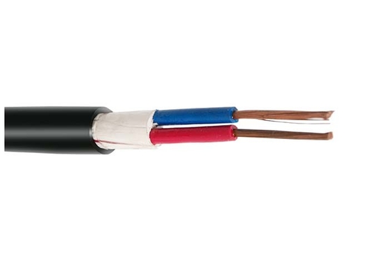 Chiny Splatany przewód miedziany Dwa rdzenie 1kV Pvc Jacket Cable / Pvc Izolowany i osłonięty kabel dostawca