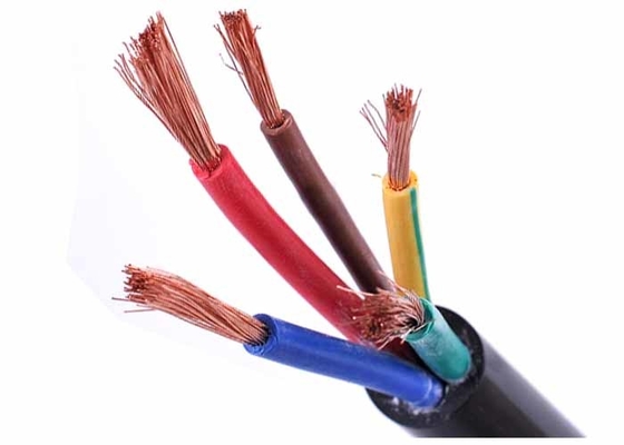 Chiny Drut kablowy z powłoką PVC z elastycznym przewodem elastycznym z 4 przewodami miedzianymi dostawca