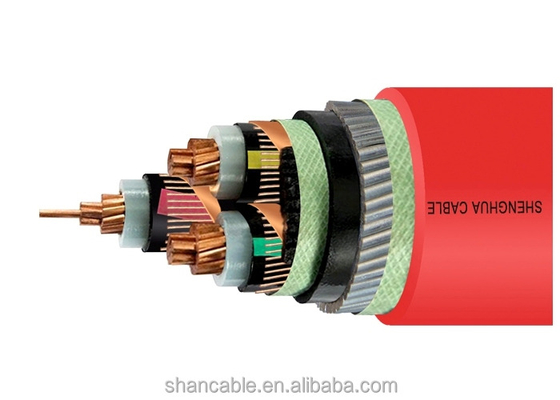 Chiny IEC 61034-2 Kabel ognioodporny Izolacja XLPE Gęstość dymu dostawca