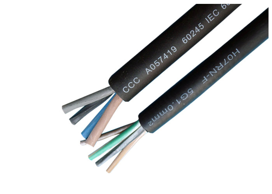 Chiny Elastyczny przewód gumowy Izolowany kabel Gumowy kabel izolacyjny H05RN-F dostawca