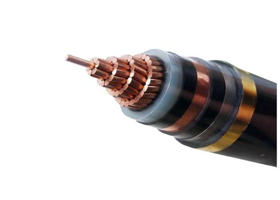 Chiny Jednofazowy miedziany opancerzony kabel elektryczny o wysokiej wytrzymałości. Taśma ze stali nierdzewnej dostawca