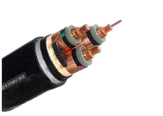 Chiny Pancerny kabel elektryczny HT 3 rdzeń X 185 mm 2 Miedziany, opancerzony kabel elektryczny dostawca