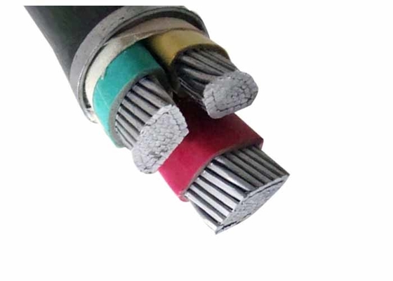 Chiny 600 / 1000V Kompaktowe przewody izolacyjne z izolacją PVC z izolacją aluminiową Kabel zasilający z powłoką ochronną dostawca