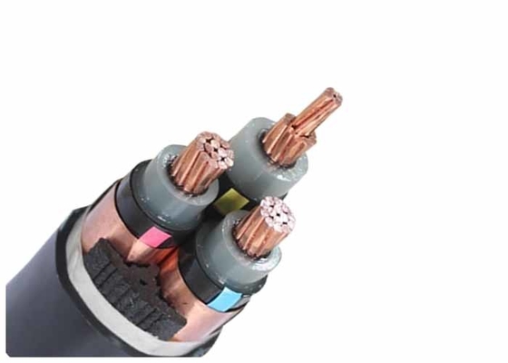 Chiny Elektryczny kabel zasilający izolowany XLPE 11kV 33kV IEC60502-2 Standard 3X185MM2 dostawca