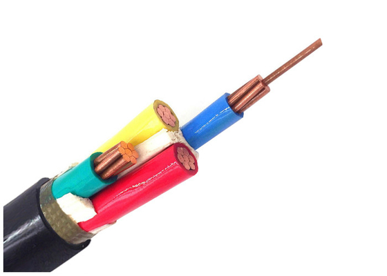 Chiny Przewód zasilający miedzianego przewodu 0,6 / 1kV, czterordzeniowy kabel standardowy IEC dostawca