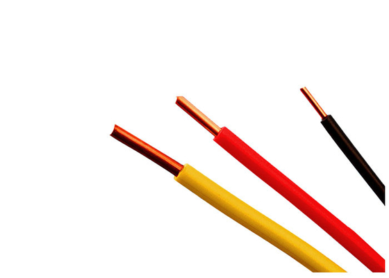 Chiny Kolor Dostosowany kabel elektryczny Przewód jednożyłowy z izolacją z PCW 450/750 V dostawca