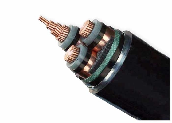 Chiny Darmowa próbka izolowanego kabla zasilającego XLPE ZR-PVC typ Zewnętrzna warstwa półprzewodząca dostawca