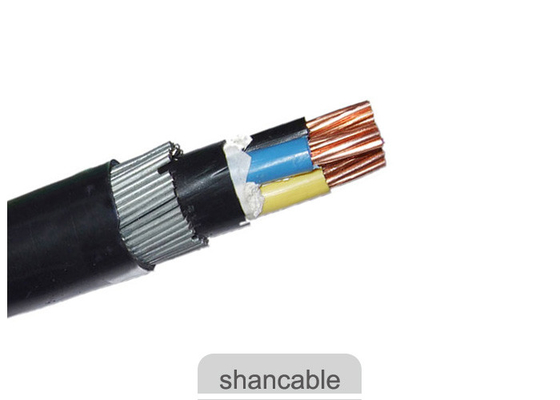 Chiny Izolowany zbrojony kabel elektryczny XLPE CU / XLPE / SWA / PVC 0,6 / 1KV dostawca