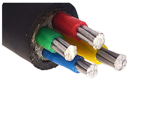 Chiny AL / XLPE / PVC-0.6 / 1KV Elektryczny kabel zasilający Czterordzeniowy aluminiowy przewodnik dostawca