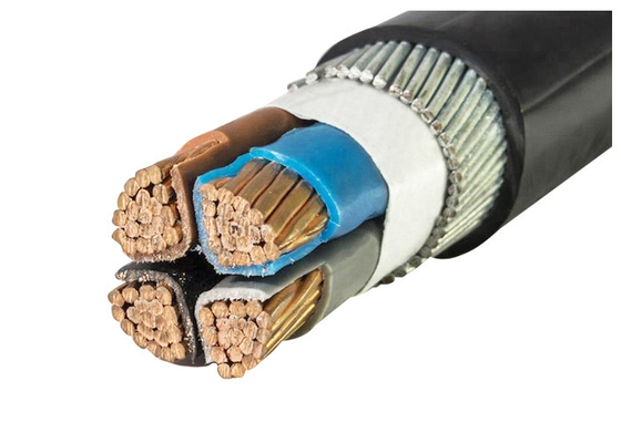 Chiny 4-rdzeniowy kabel miedziany ze stali ocynkowanej 1 × 25 mm2 dostawca