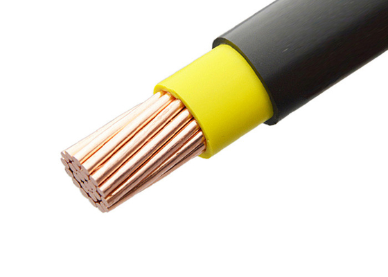 Chiny DIN IEC 60502 Czarny 1 × 4 mm2 Kable izolowane PVC 1000 V dostawca