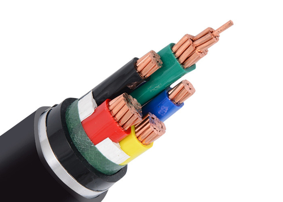 Chiny IEC60228 Elastyczny kabel pancerny 100 A do przesyłu energii elektrycznej dostawca