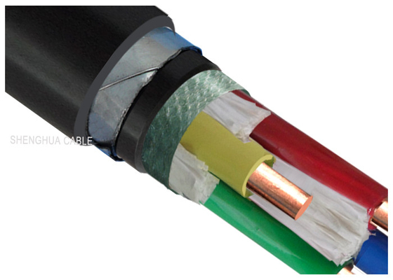 Chiny Dwuwarstwowy kabel zbrojony taśmą stalową XLPE Izolacja 0,7 mm dostawca