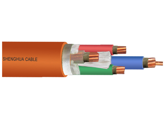 Chiny IEC61034 Kabel z wyżarzonym drutem plecionym z powłoką z PVC o niskiej emisji dymu i bezhalogenowym dostawca