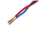 Skręcony przewód podwójny 2x0,5 mm22,5x0,75mm2,7x1,5mm2,2x2,5mm2 z kolorem czerwonym i niebieskim dostawca