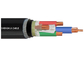 Przewód elektryczny opancerzony ze spiekanego drutu stalowego XLPE lub PCV 4 rdzeniowy kabel miedziany 0,6 / 1kV dostawca