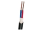 Splatany przewód miedziany Dwa rdzenie 1kV Pvc Jacket Cable / Pvc Izolowany i osłonięty kabel dostawca