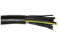 Odporny na korozję czarny izolowany / ekranowany kabel sterujący z PCV do umieszczania w pomieszczeniach dostawca