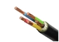 Czarny kabel niskotemperaturowy bezjonowy LSZH Kable do emisji dymu / toksycznych oparów dostawca