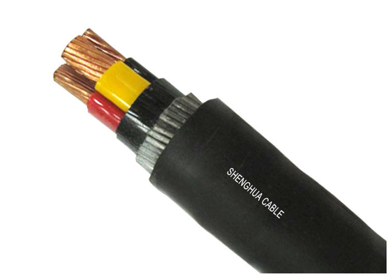 Chiny Niskonapięciowy podziemny elektryczny kabel pancerny z płaszczem z PVC XLPE lub spersonalizowaną osłoną dostawca
