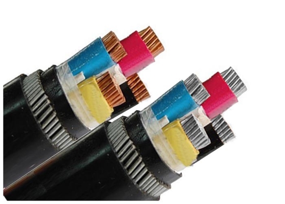 Chiny Izolacja PVC / PVC Izolacja PVC Pancerz Kabel elektryczny / podziemny kabel niskonapięciowy dostawca
