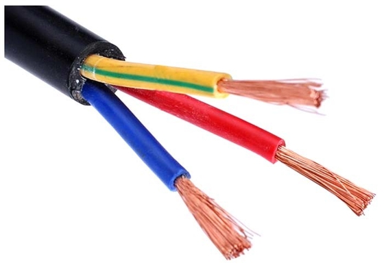 Chiny Drut kablowy z izolacją PVC / płaszczem Trzyżyłowe przewody zgodnie z normą IEC dostawca