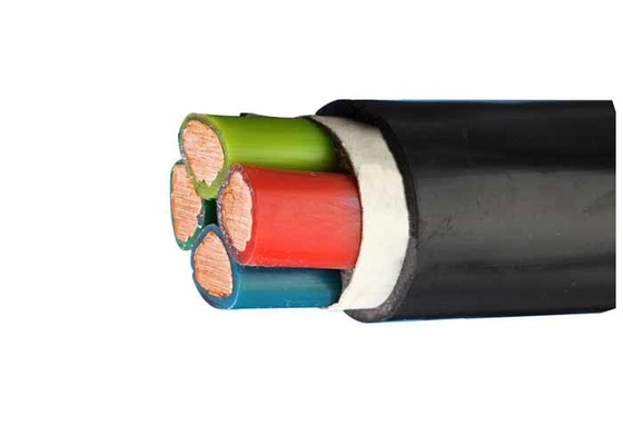 Chiny Ognioodporny kabel Miedziany przewód 4-żyłowy 0,6 / 1KV Izolowany kabel zasilający PVC dostawca