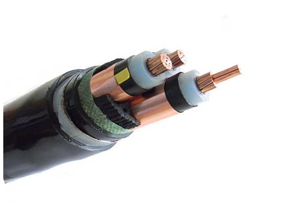 Chiny Wysokoprężne trzy rdzenie Opancerzony kabel elektryczny Opancerzony kabel miedziany ze stali pancernej dostawca