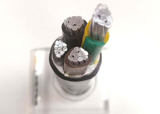 Chiny N2XY 4x95mm2 Beztlenowy miedziany PVC izolowany wielojadrowy kabel zasilania dla elektrowni 0,6/1kV dostawca