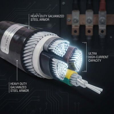 Chiny ABC 4x35mm2 UV Stabilized PVC Insulated Aerial Bundled Cable Overhead 0.6/1kV IEC60502 dostawca