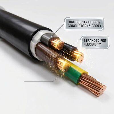 Chiny LSZH 3x2.5mm2 PVC Insulated Building Cable Low Smoke Zero Halogen Flame Retardant 450/750V dostawca