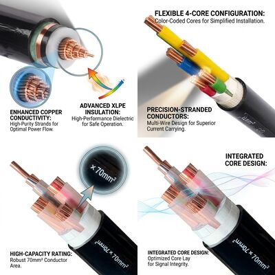Chiny Kabel zasilający XLPE ognioodporny z certyfikatem BS6387 0.6/1kV awaryjny dostawca