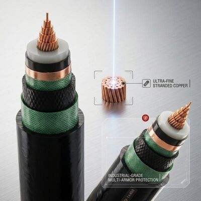 Chiny Flexible Class 5 Fine Stranded 4x35mm2 Copper XLPE Insulated RV-K Power Cable dostawca