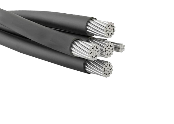 Chiny 0.6KV / 1KV Abc Elektryczne kable w wiązce antenowej, kabel serwisowy Quadruplex dostawca