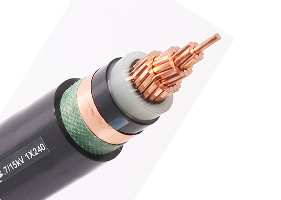 3 rdzenia XLPE Wyizolowany kabel zasilania MV Stranded Przewodnik miedziany do układania Shenghua dostawca