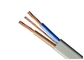 BS6004-2000 Płaski drut kablowy podwójny i uziemiający Szary 2 * 2,5 + 1,5 SQMM dostawca