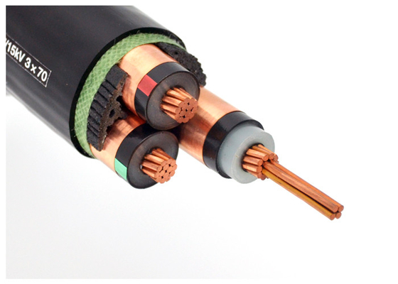 Kabel energetyczny średniego napięcia Shanghai Shenghua z miedzianym lub aluminiowym przewodnikiem, izolacją XLPE, znakowanie wytłaczane dostawca